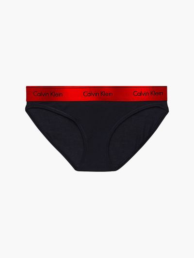 Calvin Klein Underwear HU279192 | Calvin Klein Modern Cotton Női Bikini Alsó Fekete / Piros